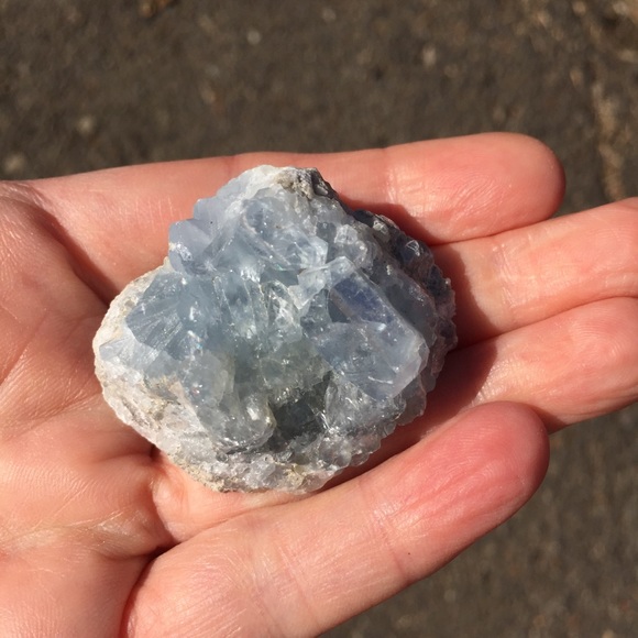 Celestite Crystal Cluster - Picture 5 of 12